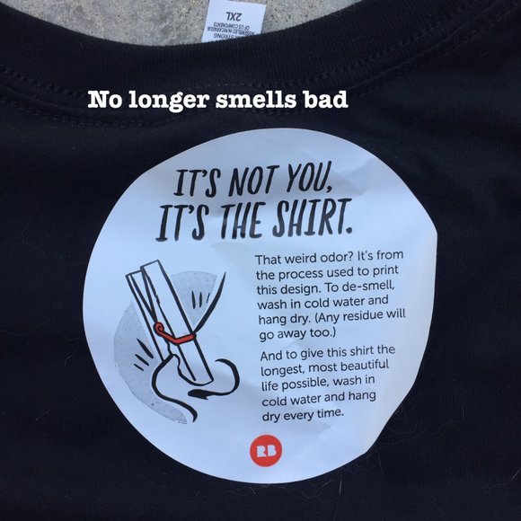 Rainbow Color Chart on Black BIG Tee, 2XL NWT - Picture 8 of 8